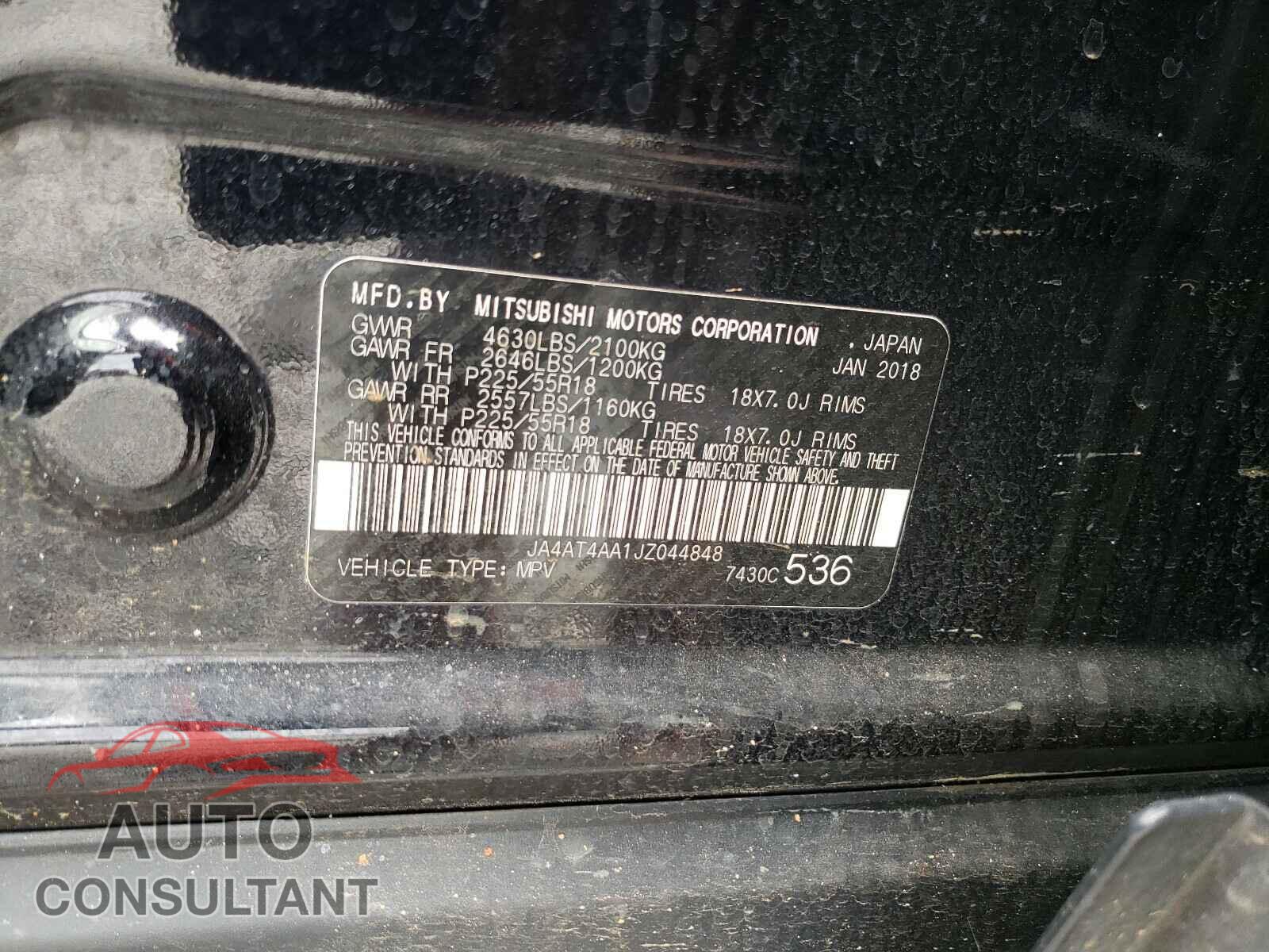 MITSUBISHI ECLIPSE 2018 - JA4AT4AA1JZ044848