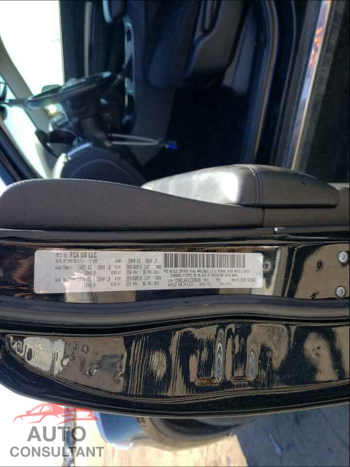 DODGE DURANGO 2020 - 1C4RDJAG7LC269435