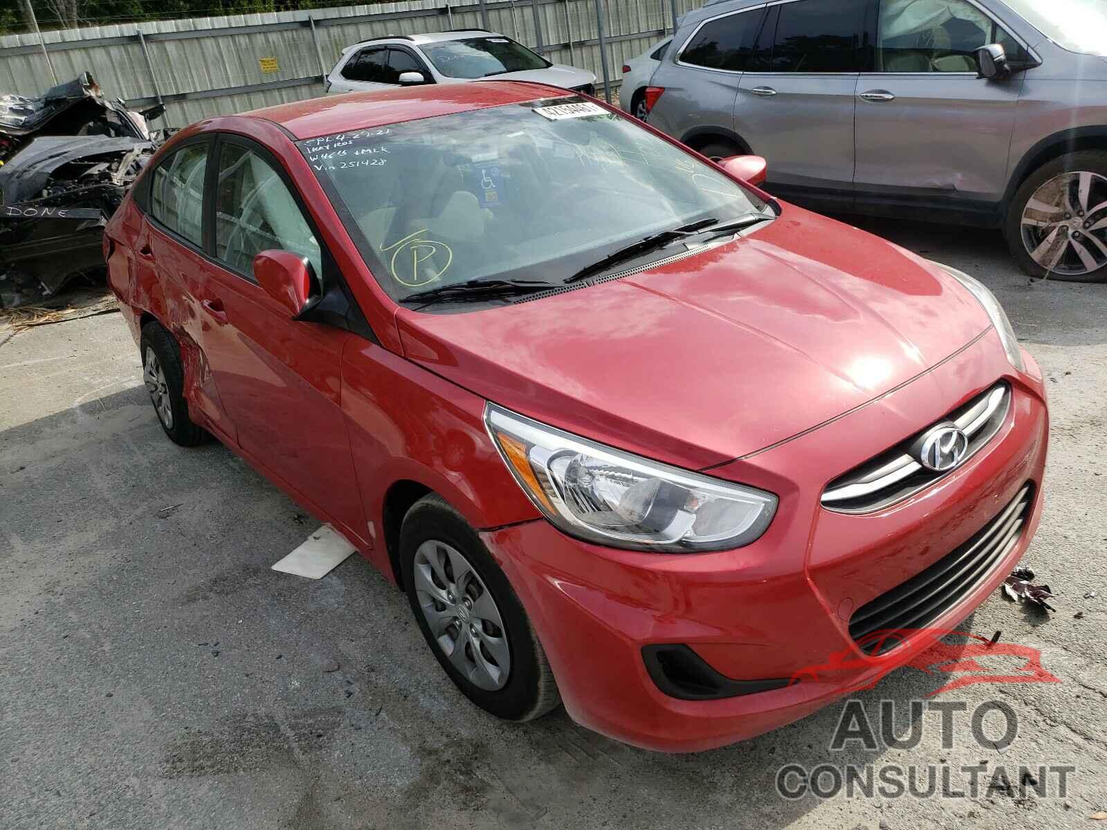HYUNDAI ACCENT 2017 - KMHCT4AE0HU251428