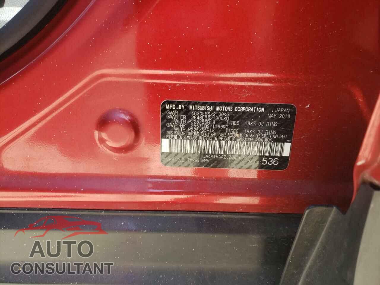 MITSUBISHI ECLIPSE 2018 - JA4AT5AA2JZ064676