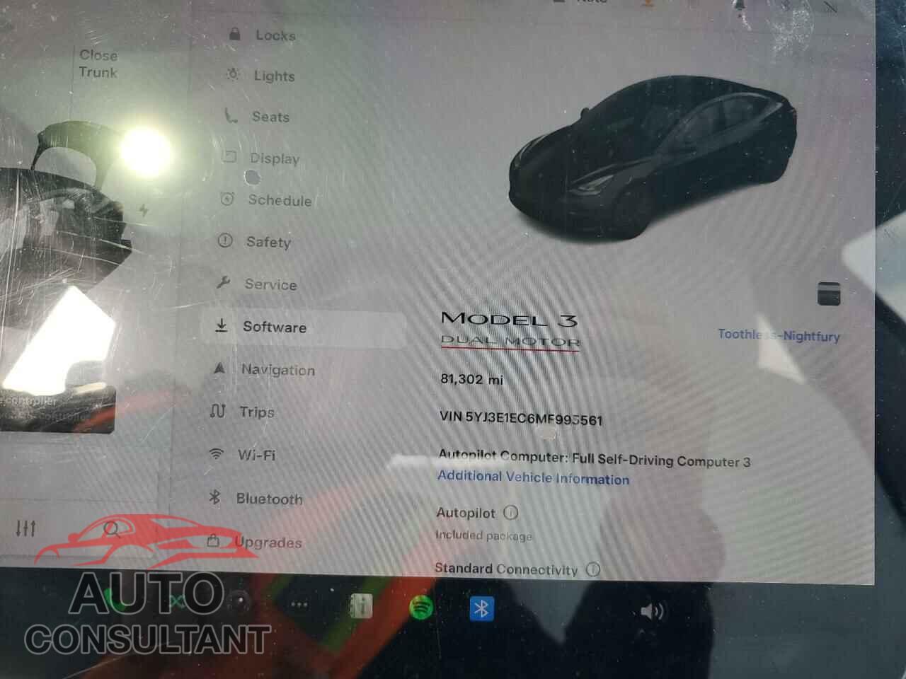 TESLA MODEL 3 2021 - 5YJ3E1EC6MF995561