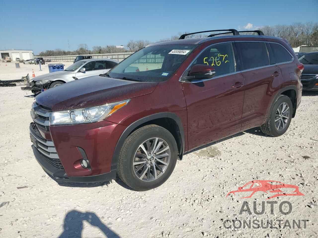 TOYOTA HIGHLANDER 2017 - 5TDKZRFH6HS208294