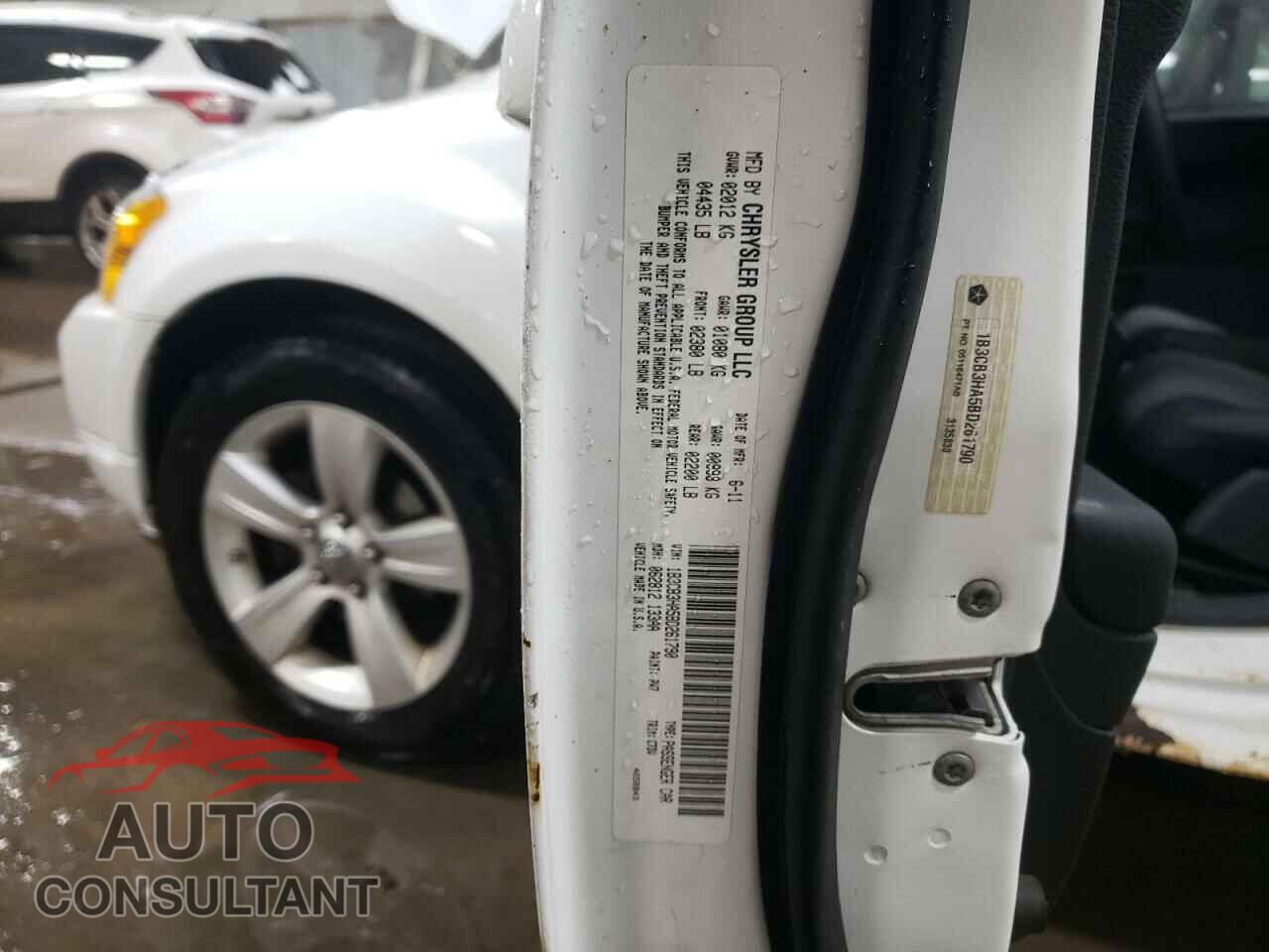 DODGE CALIBER 2011 - 1B3CB3HA5BD261790