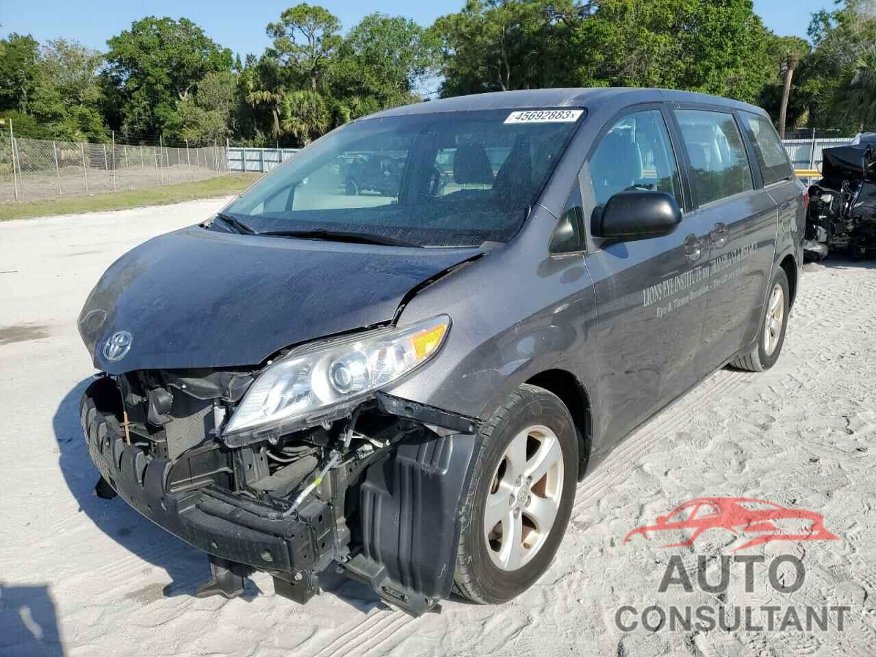 TOYOTA SIENNA 2017 - 5TDZZ3DC4HS799888