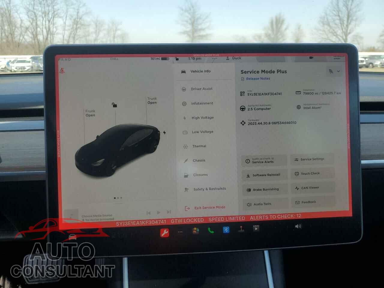TESLA MODEL 3 2019 - 5YJ3E1EA1KF304741
