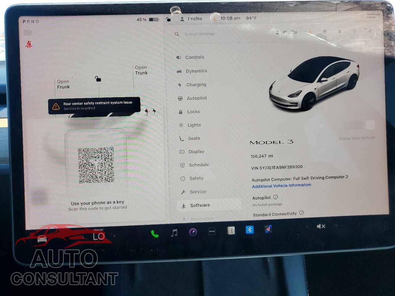 TESLA MODEL 3 2022 - 5YJ3E1EA9NF289300