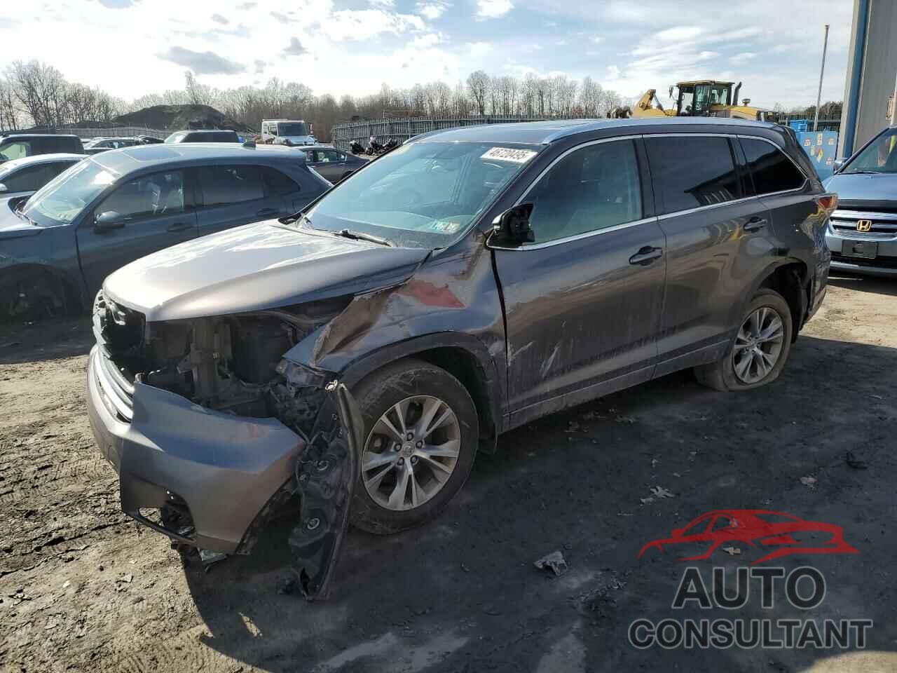 TOYOTA HIGHLANDER 2014 - 5TDJKRFH0ES048991