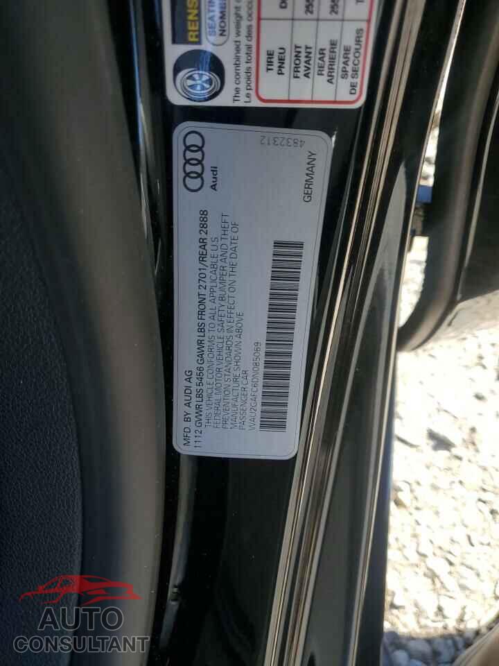 AUDI A7 2013 - WAU2GAFC6DN085069