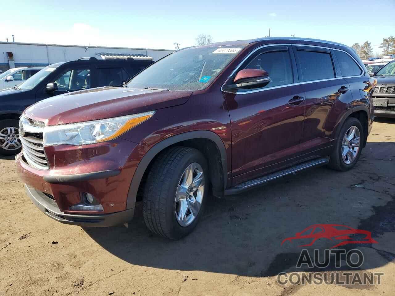 TOYOTA HIGHLANDER 2015 - 5TDDKRFH7FS213482