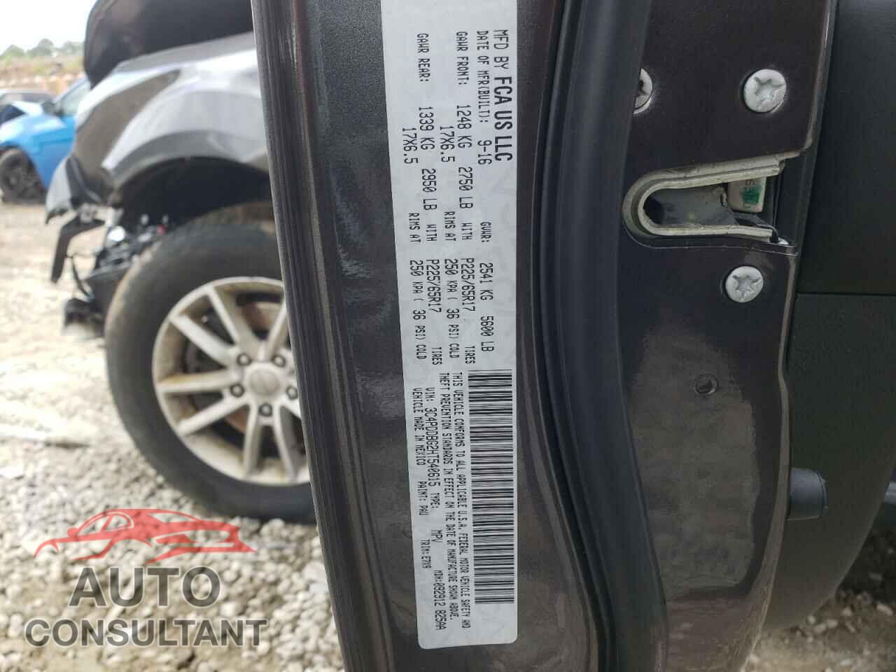 DODGE JOURNEY 2017 - 3C4PDDBG2HT540615