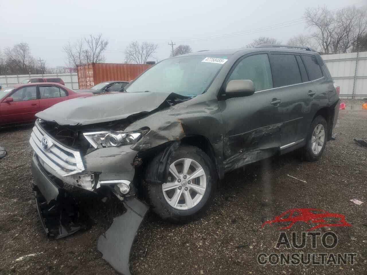 TOYOTA HIGHLANDER 2012 - 5TDBK3EH5CS127394