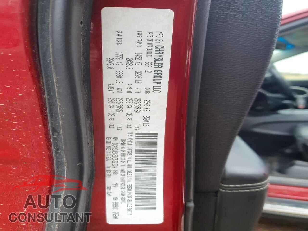 DODGE DURANGO 2013 - 1C4RDJEG5DC562634