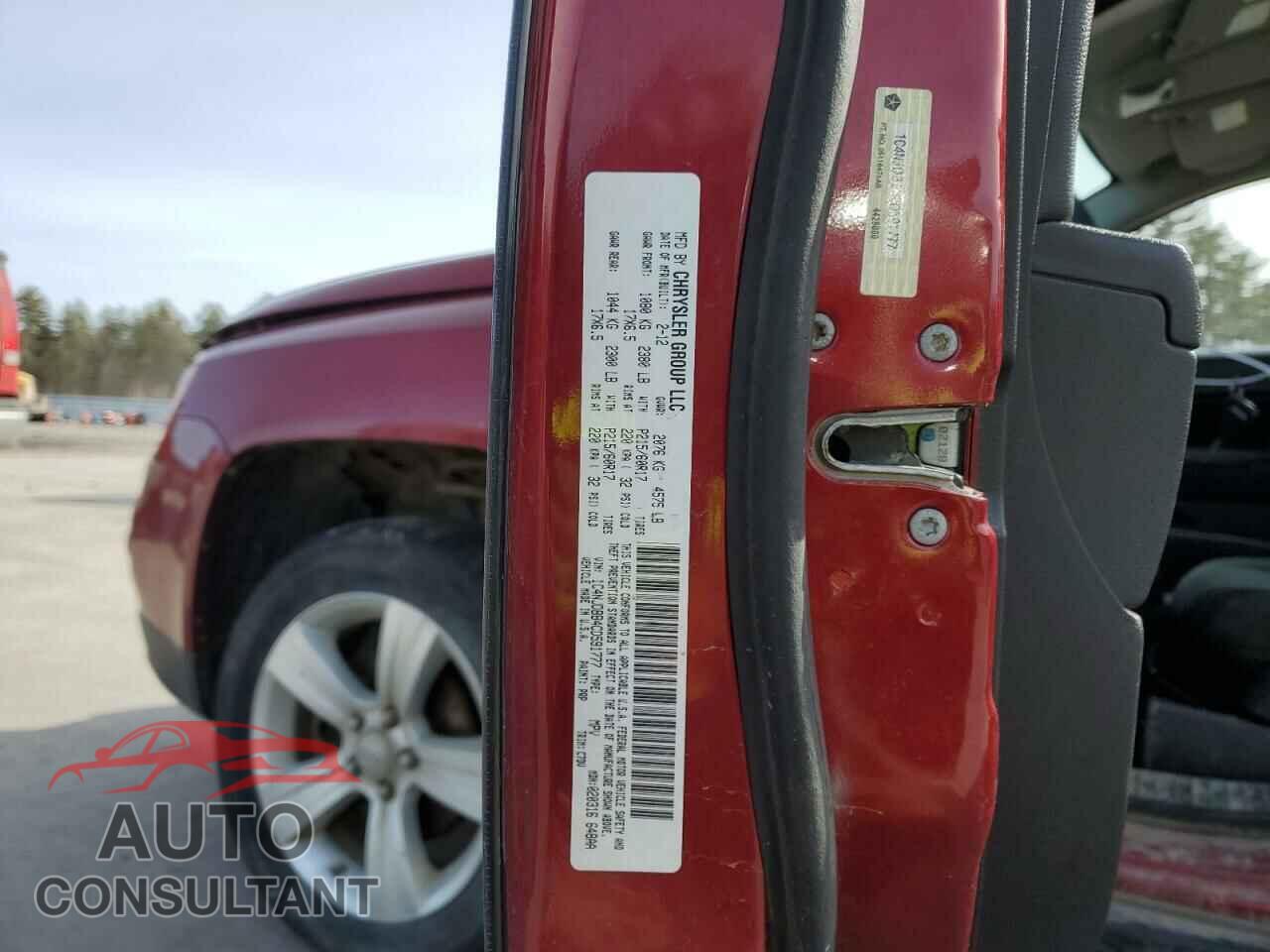JEEP COMPASS 2012 - 1C4NJDBB4CD591777