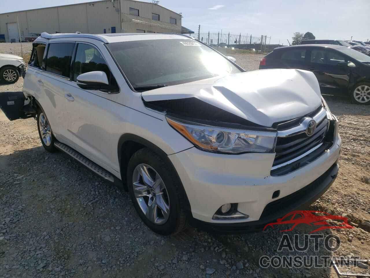 TOYOTA HIGHLANDER 2016 - 5TDDKRFH4GS256355