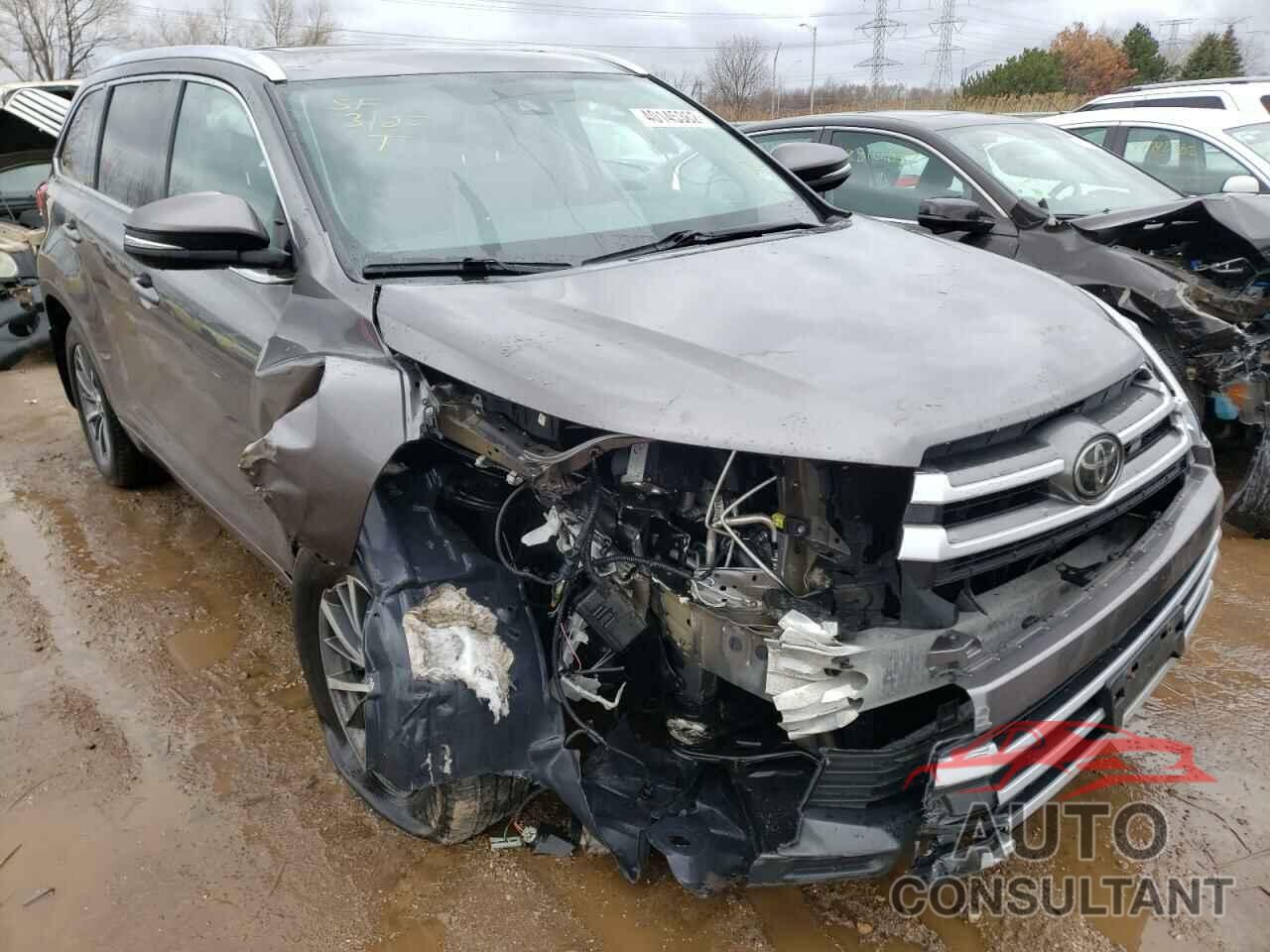 TOYOTA HIGHLANDER 2017 - 5TDJZRFH5HS508372