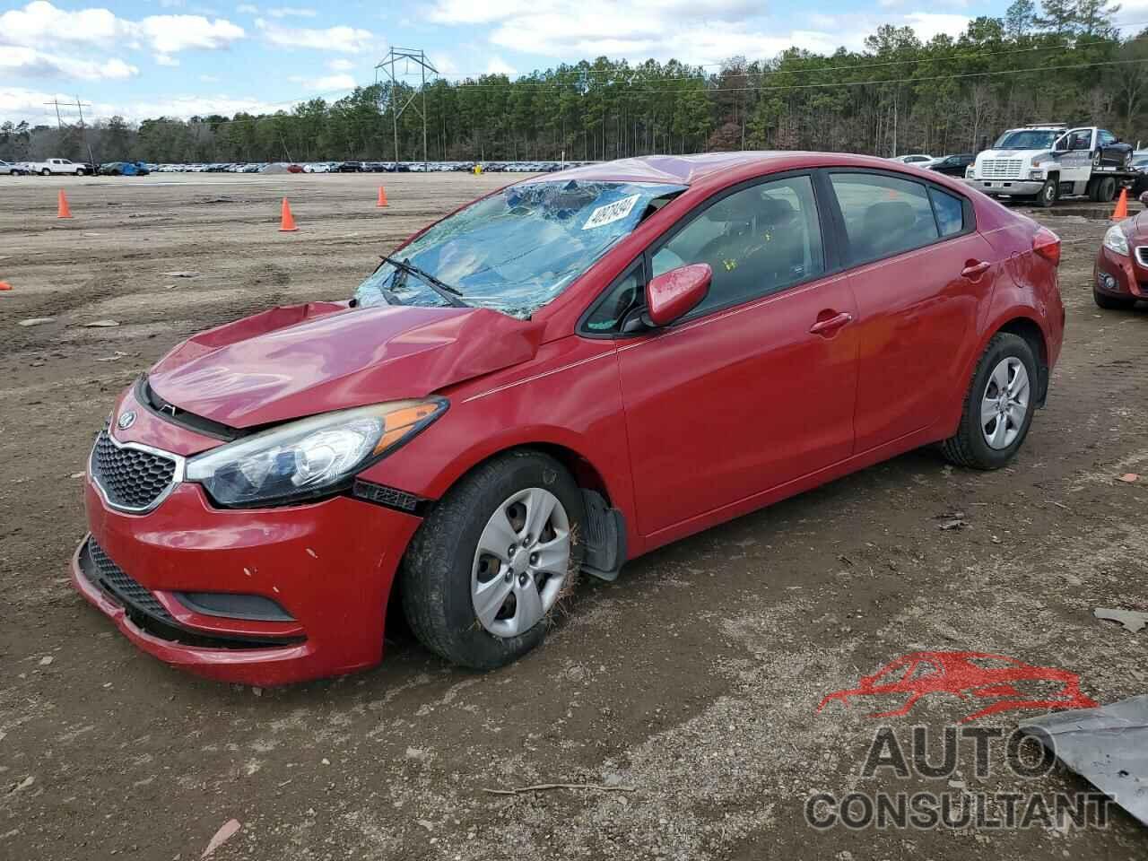 KIA FORTE 2016 - KNAFK4A65G5572707