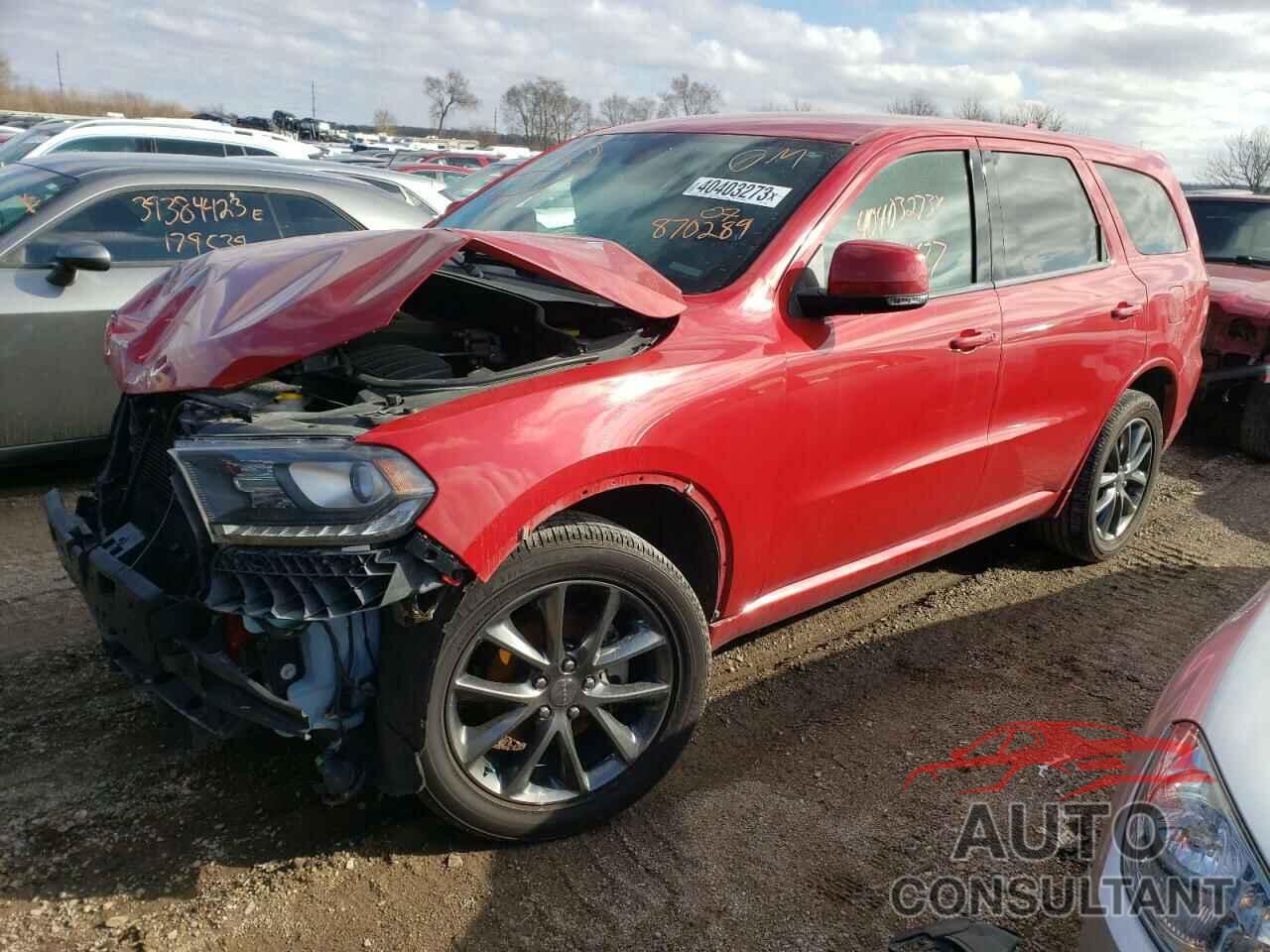 DODGE DURANGO 2017 - 1C4RDJDGXHC870289