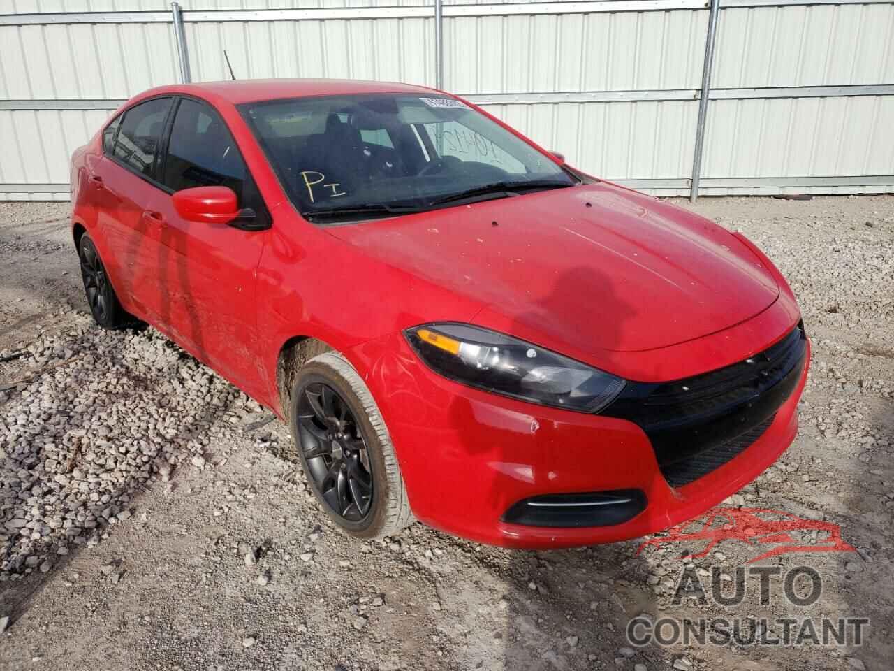 DODGE DART 2016 - 1C3CDFAA9GD712364