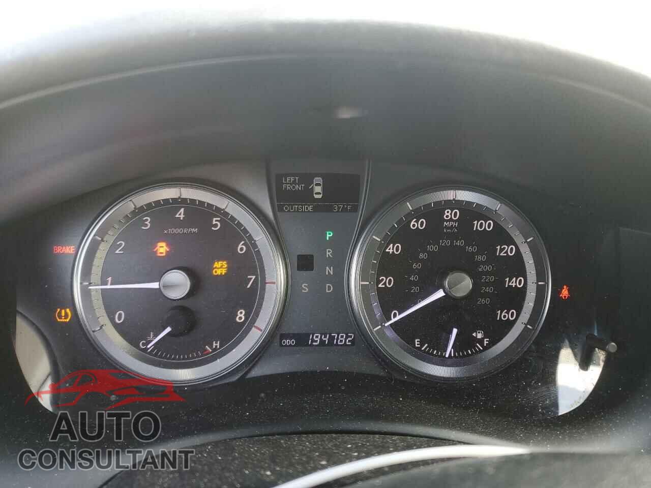LEXUS ES350 2012 - JTHBK1EG8C2488345