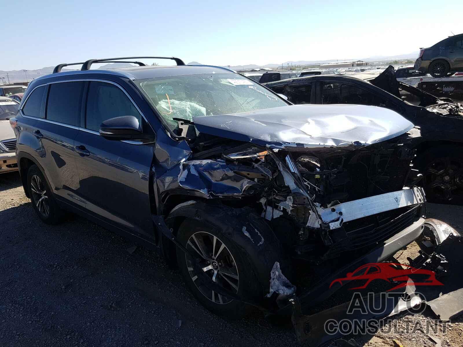 TOYOTA HIGHLANDER 2016 - 5TDJKRFH0GS320684