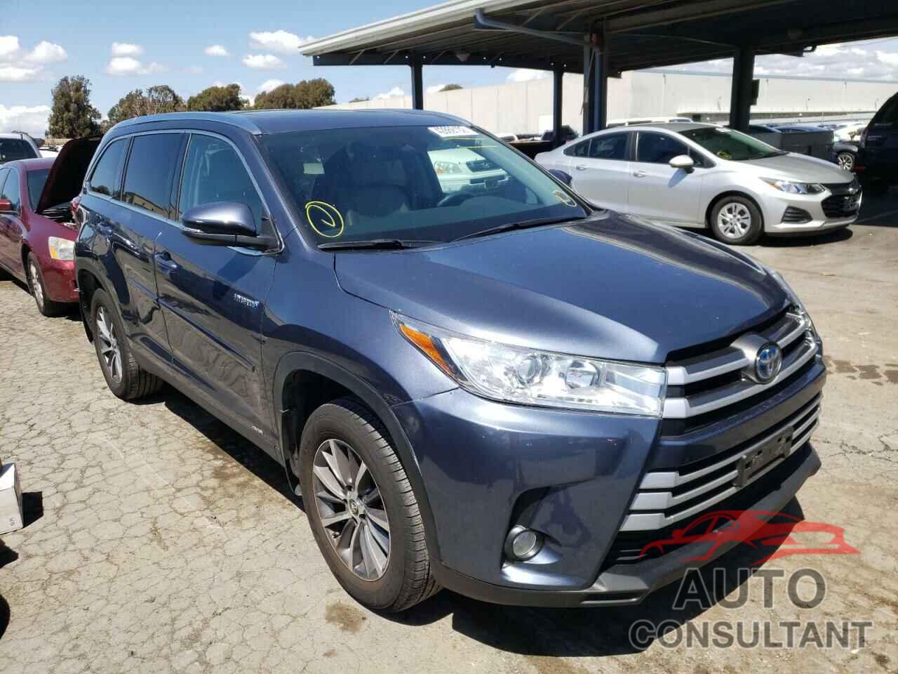 TOYOTA HIGHLANDER 2019 - 5TDJGRFH9KS053572
