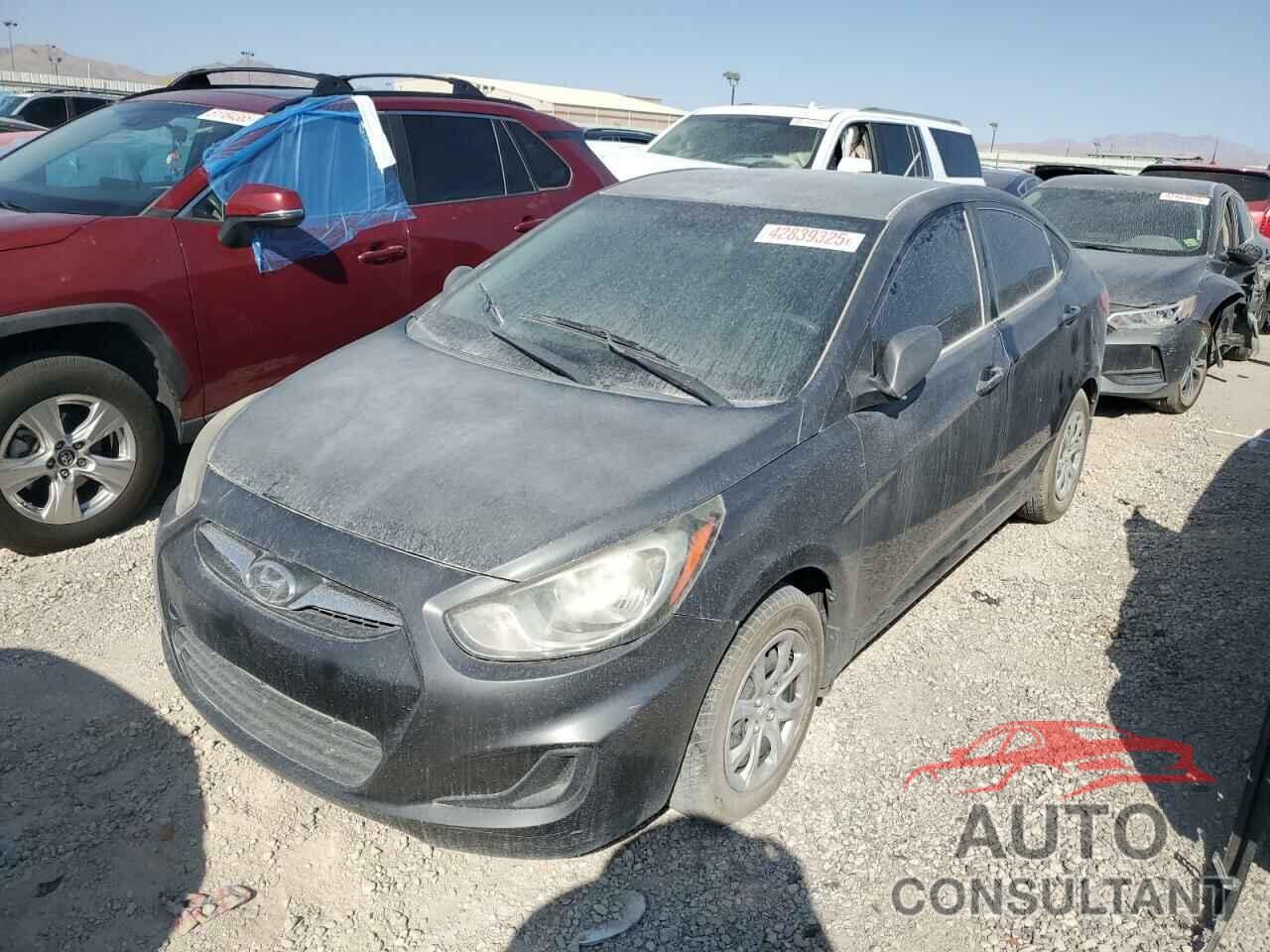 HYUNDAI ACCENT 2012 - KMHCT4AE4CU131348
