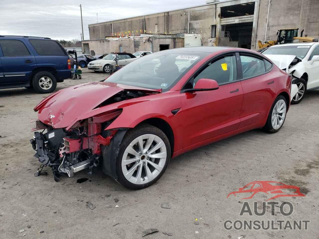 TESLA MODEL 3 2022 - 5YJ3E1EB0NF185089