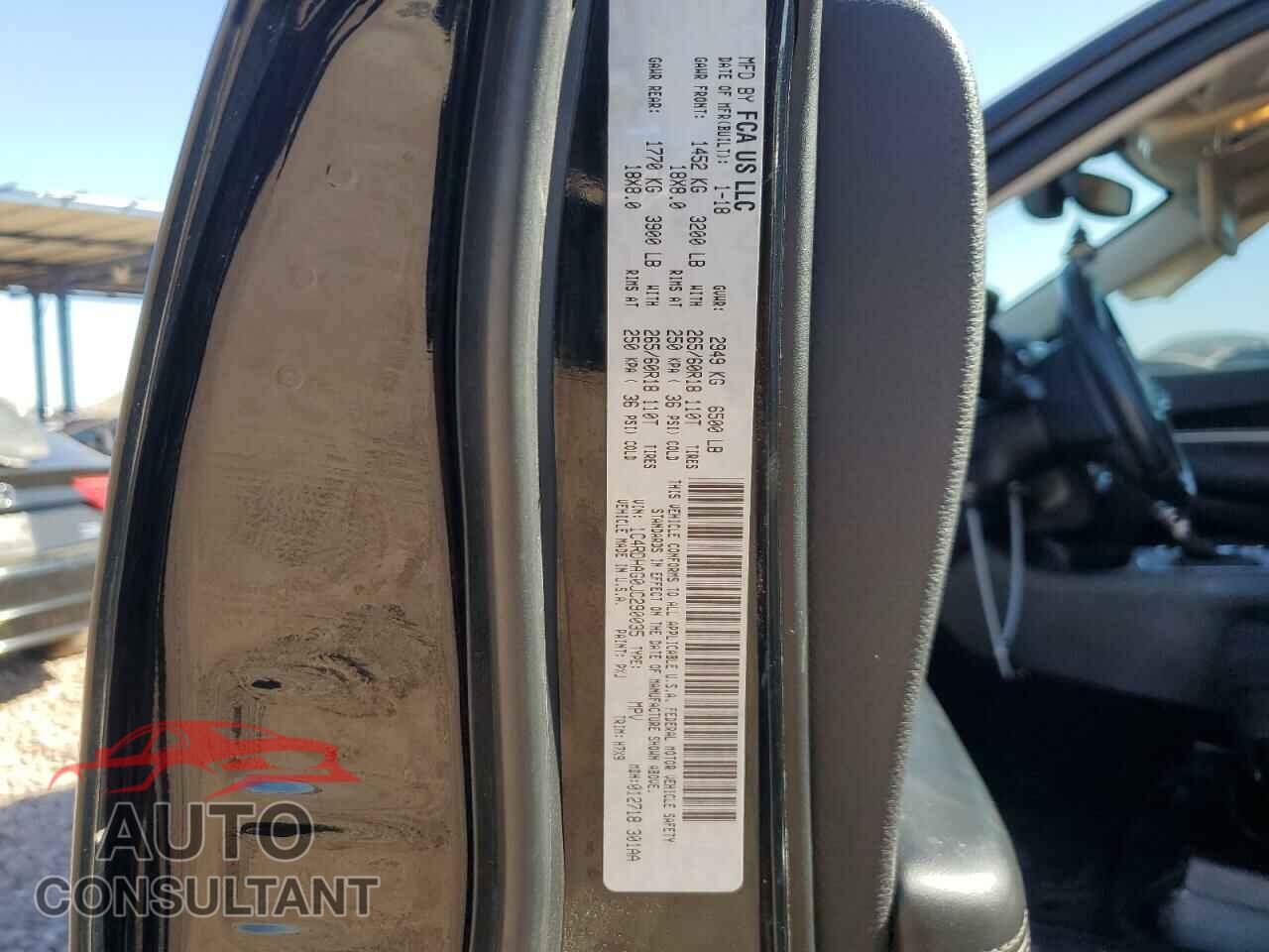 DODGE DURANGO 2018 - 1C4RDHAG0JC290035