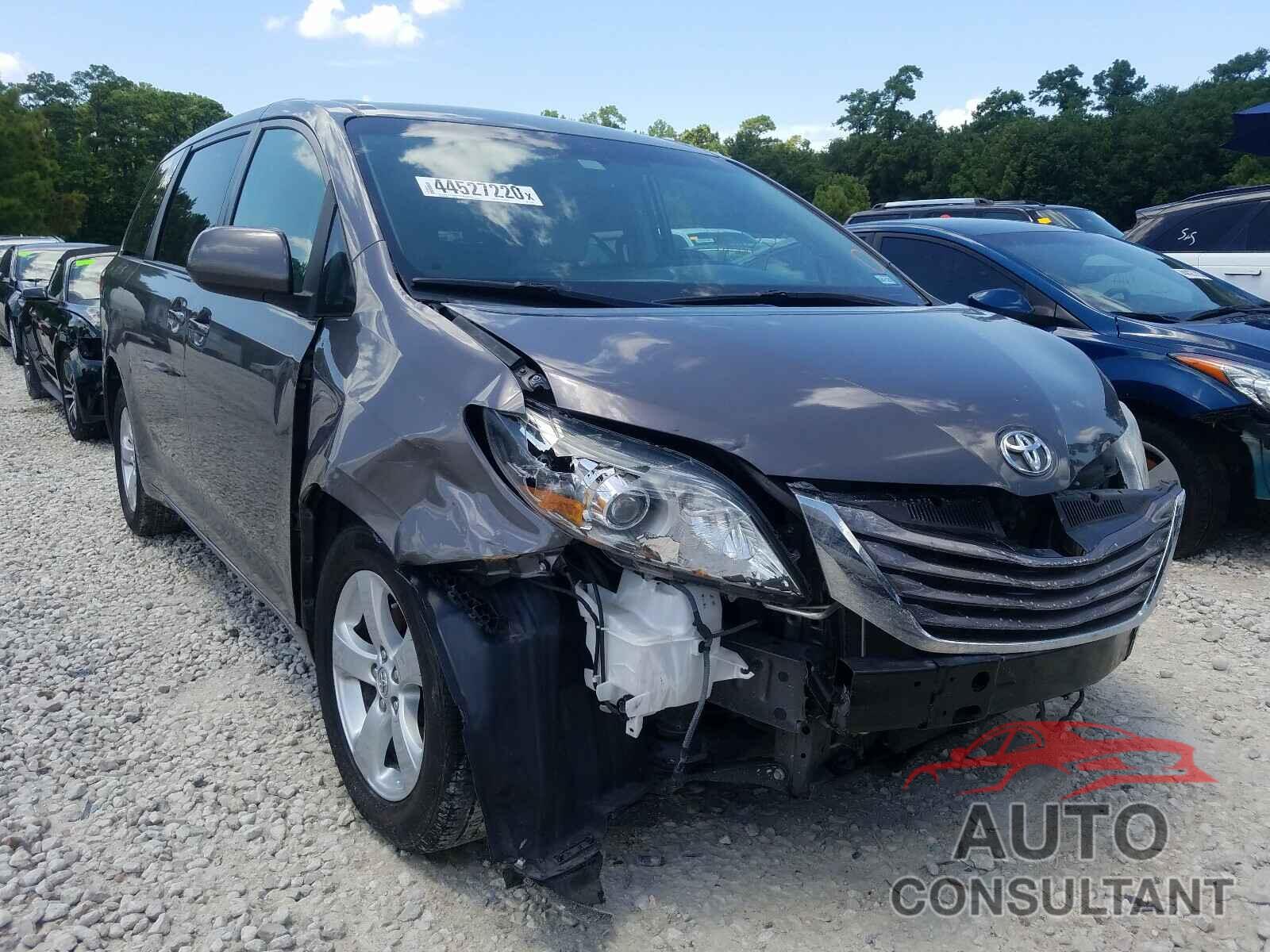 TOYOTA SIENNA 2017 - 5TDKZ3DC9HS813981