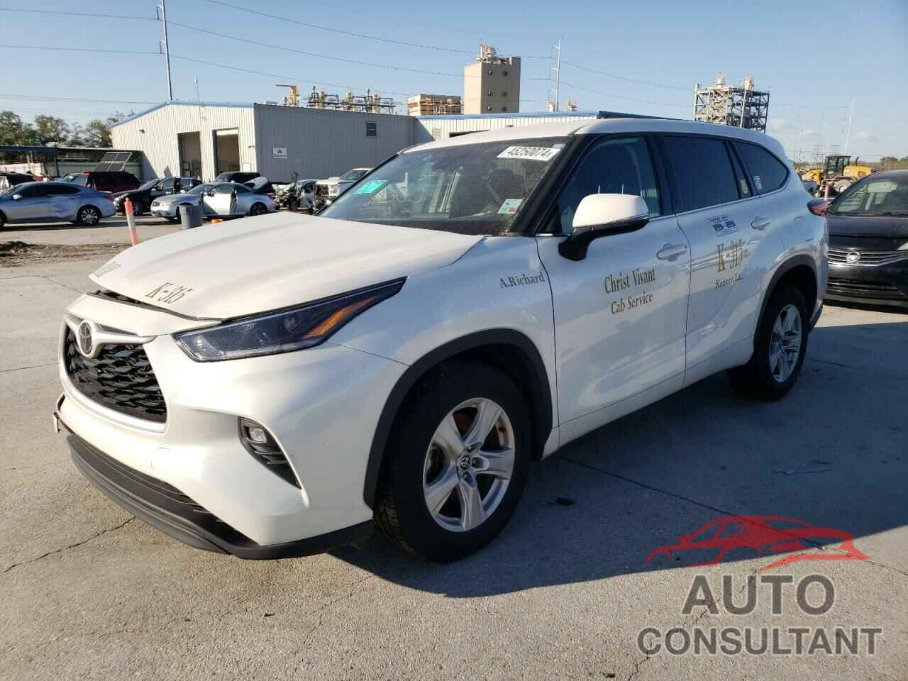 TOYOTA HIGHLANDER 2021 - 5TDZZRAH7MS529289