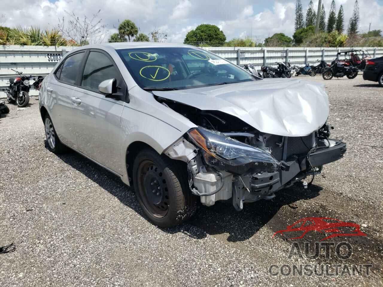 TOYOTA COROLLA 2019 - 2T1BURHE2KC197568