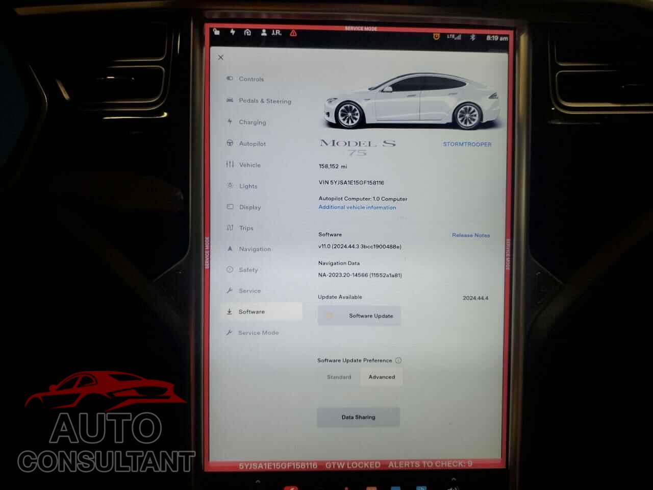 TESLA MODEL S 2016 - 5YJSA1E15GF158116