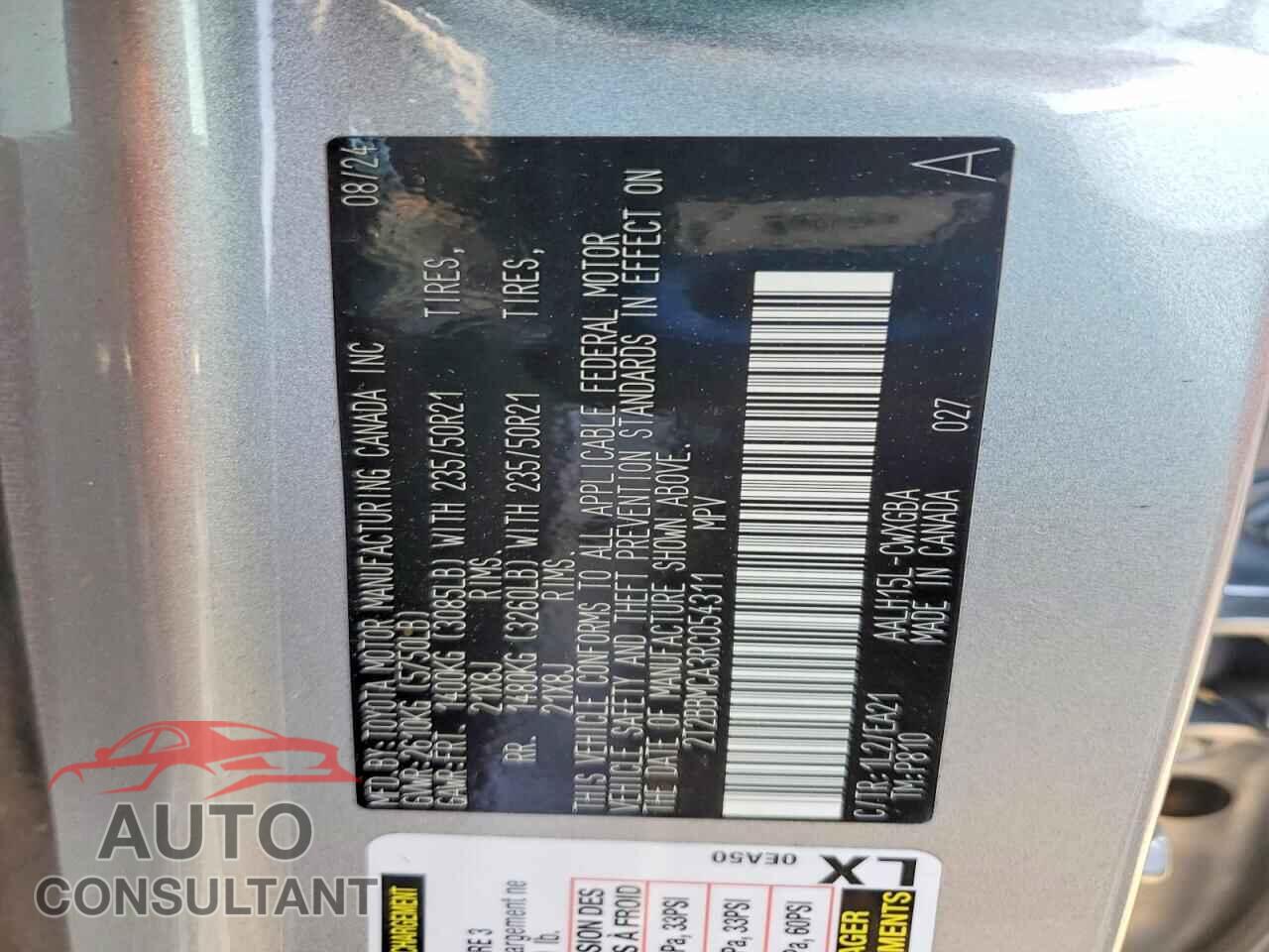 LEXUS UNKNOWN 2024 - 2T2BBMCA3RC054311
