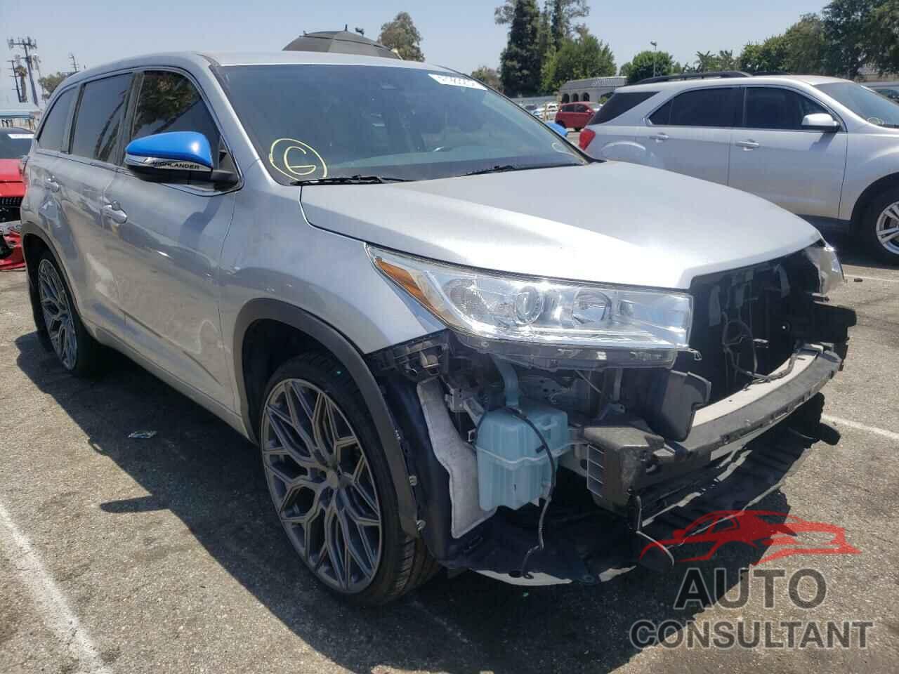 TOYOTA HIGHLANDER 2017 - 5TDZZRFH3HS192117