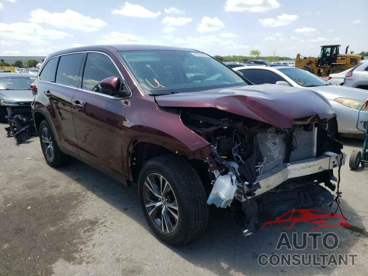 TOYOTA HIGHLANDER 2019 - 5TDZZRFH6KS360811