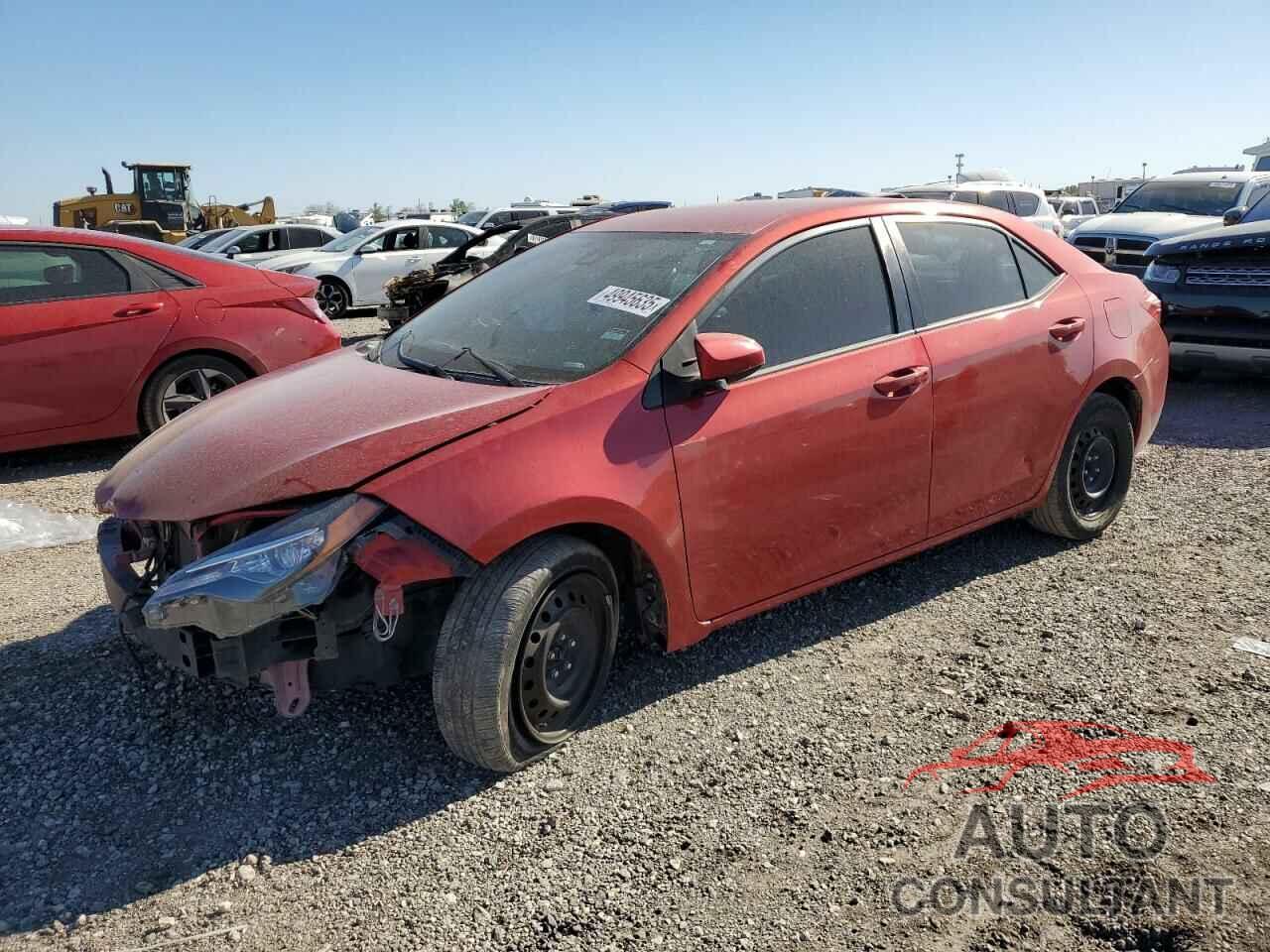 TOYOTA COROLLA 2019 - 5YFBURHE1KP922903