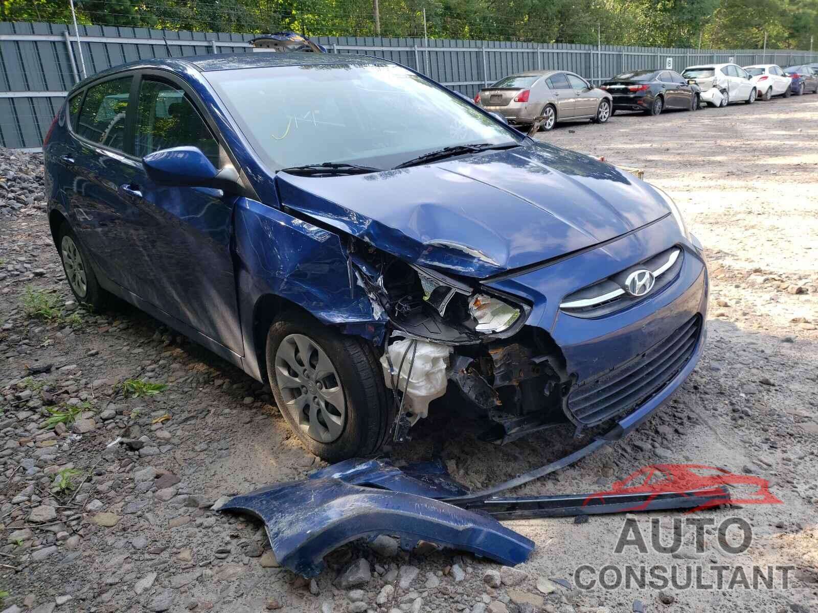 HYUNDAI ACCENT 2017 - KMHCT5AE4HU338819