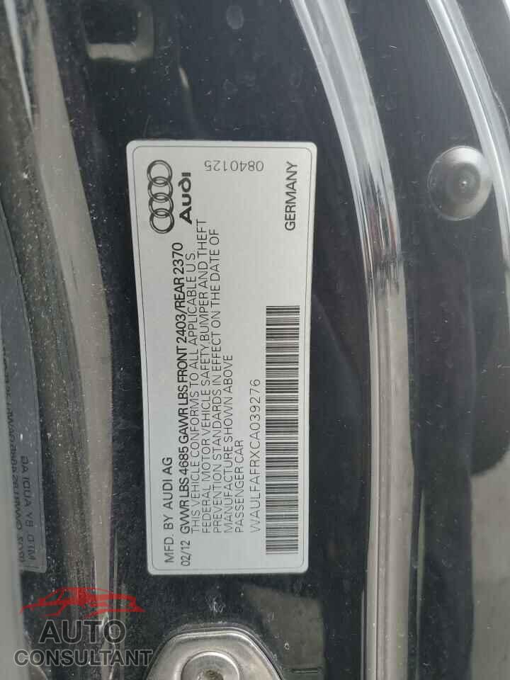 AUDI A5 2012 - WAULFAFRXCA039276
