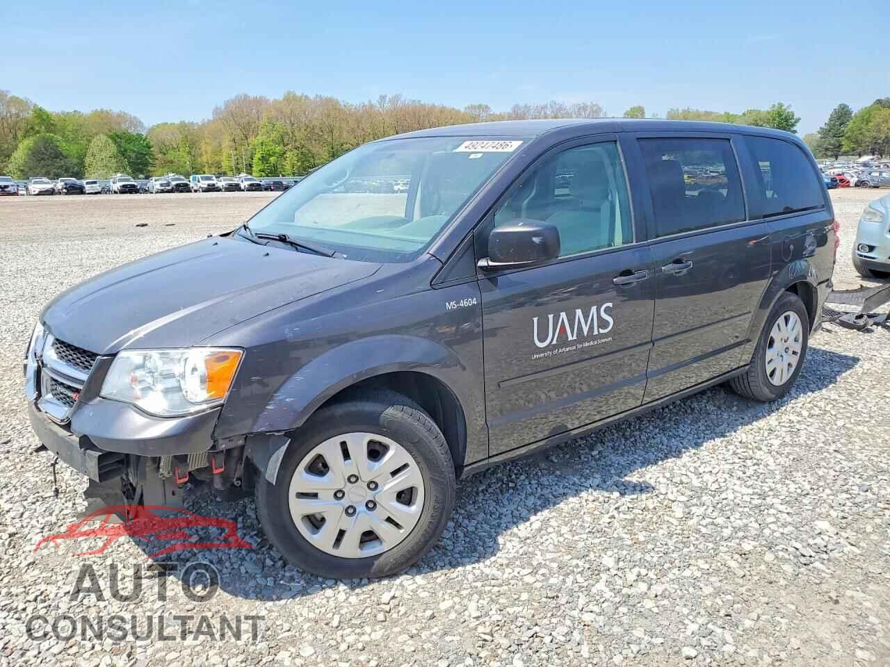 DODGE CARAVAN 2017 - 2C4RDGBG4HR784604