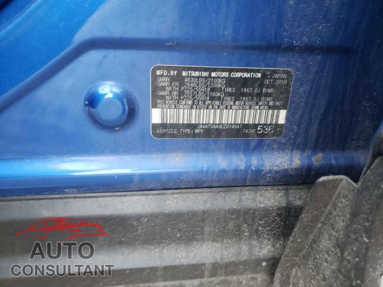 MITSUBISHI ECLIPSE 2020 - JA4AT5AA3LZ014047
