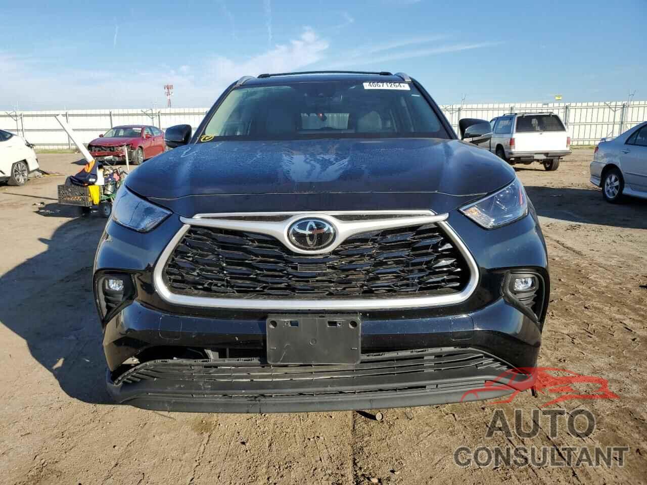 TOYOTA HIGHLANDER 2022 - 5TDGZRAHXNS543521