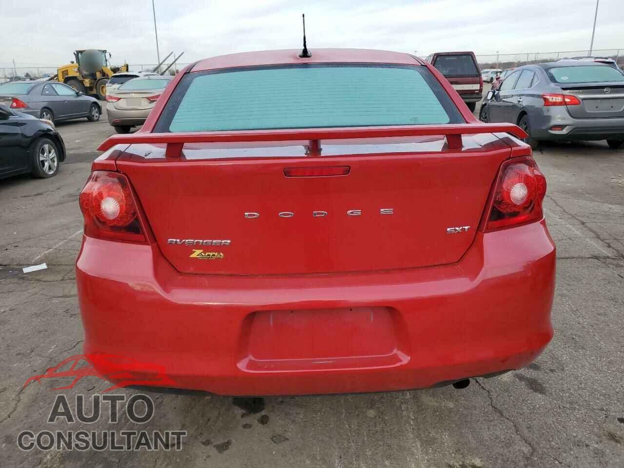 DODGE AVENGER 2012 - 1C3CDZCB5CN313141