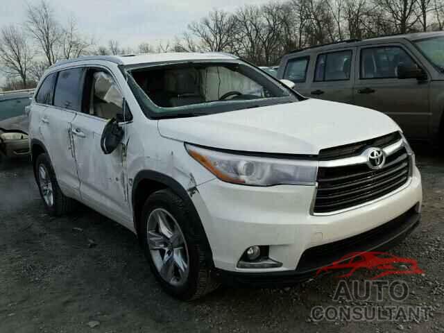 TOYOTA HIGHLANDER 2016 - 5TDDKRFH1GS349852