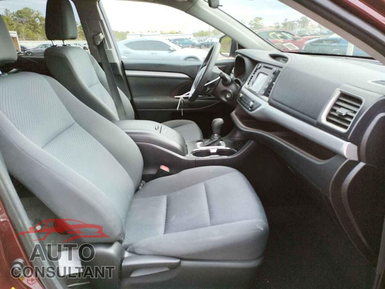 TOYOTA HIGHLANDER 2017 - 5TDBZRFH3HS357567