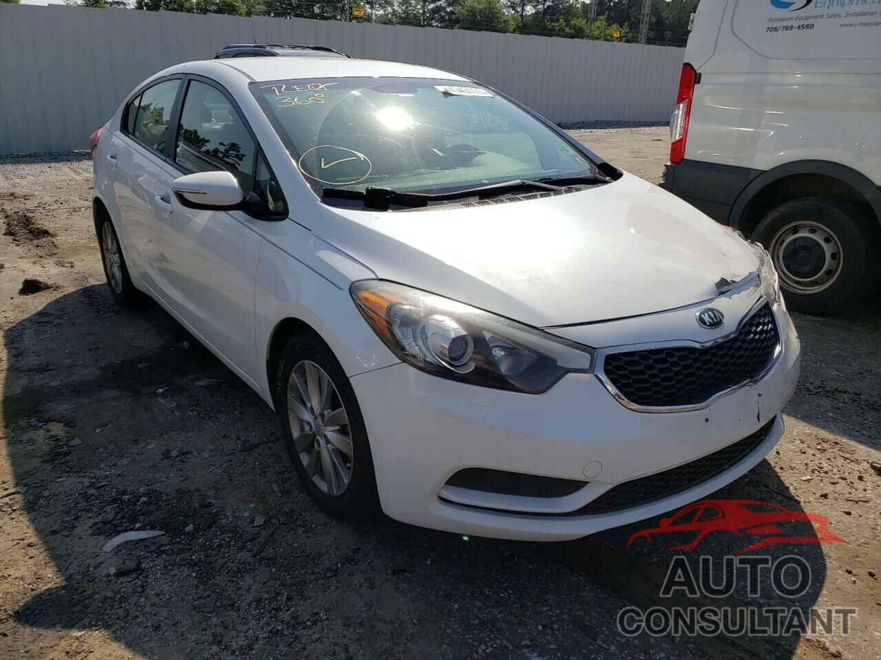 KIA FORTE 2016 - KNAFX4A66G5503820