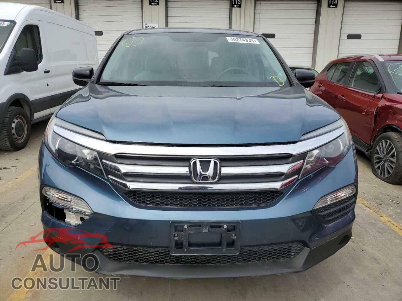 HONDA PILOT 2017 - 5FNYF5H12HB040279