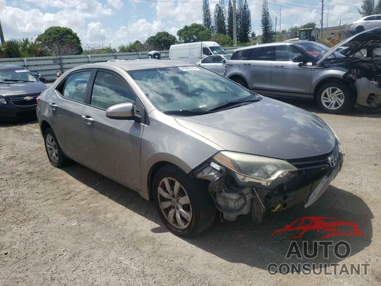 TOYOTA COROLLA 2016 - 2T1BURHE6GC627903