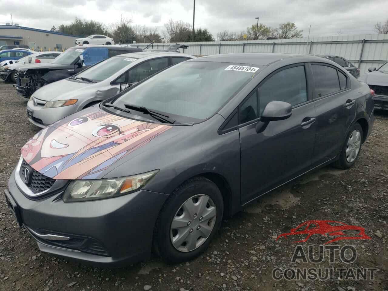 HONDA CIVIC 2013 - 19XFB2F50DE251858