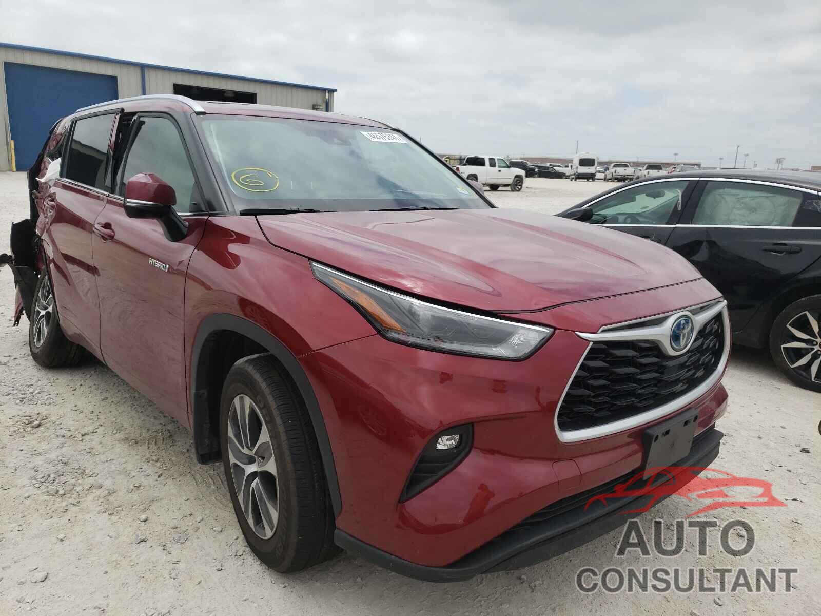 TOYOTA HIGHLANDER 2021 - 5TDGARAH9MS505266