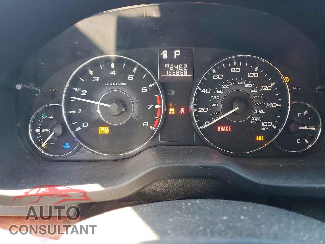SUBARU LEGACY 2012 - 4S3BMDJ67C2019855